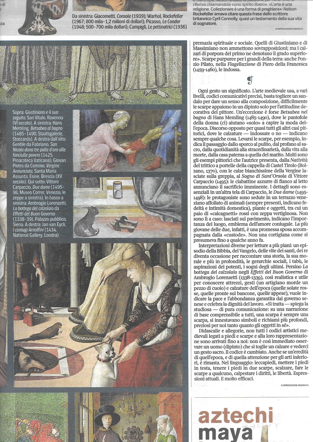 Il Medioevo fa le scarpe al Rinascimento Il Medioevo fa le scarpe al Rinascimento