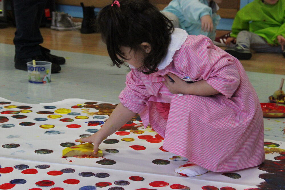 Una cascata di colori