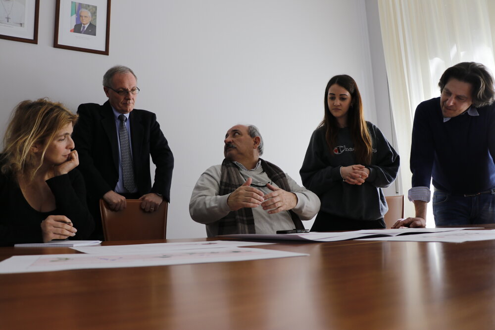 Progetto di Decorazione Sala Civica di via Baresani