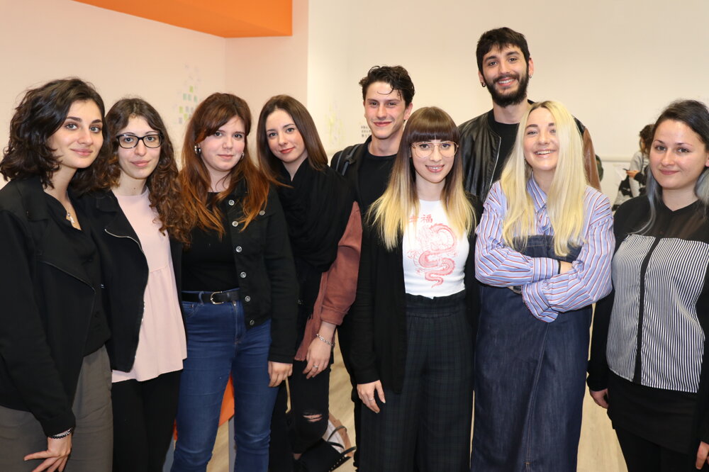 Set designers of Hdemia SantaGiulia at the Prague Quadrennial