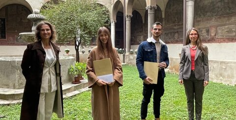 Emma Castellani e Nicola Oprandi vincono la borsa di studio Emma Castellani e Nicola Oprandi vincono la borsa di studio