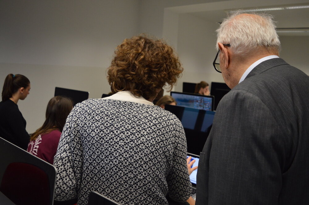 Visita ex Ministro dell'istruzione Luigi Berlinguer 