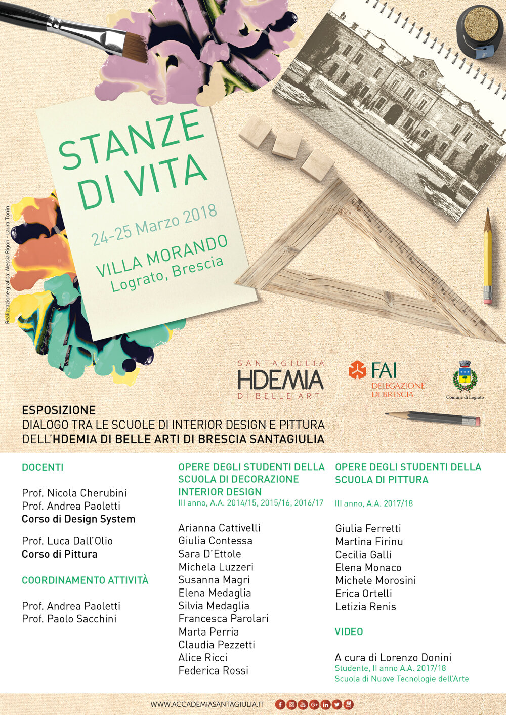 'Stanze di Vita', Interior Design e Pittura 'Stanze di Vita', Interior Design e Pittura