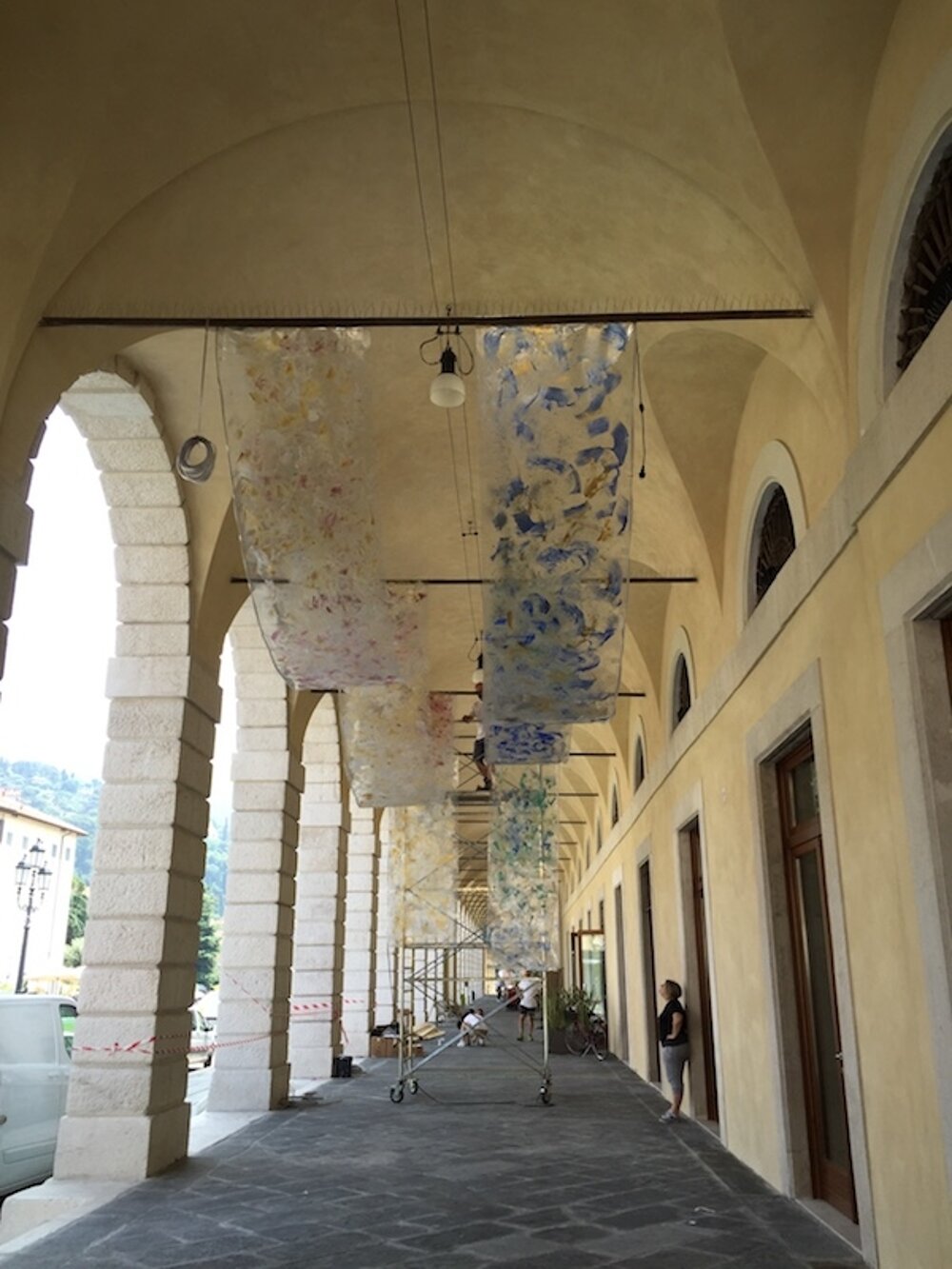 Mercato dei grani con le decorazioni studenti Hdemia