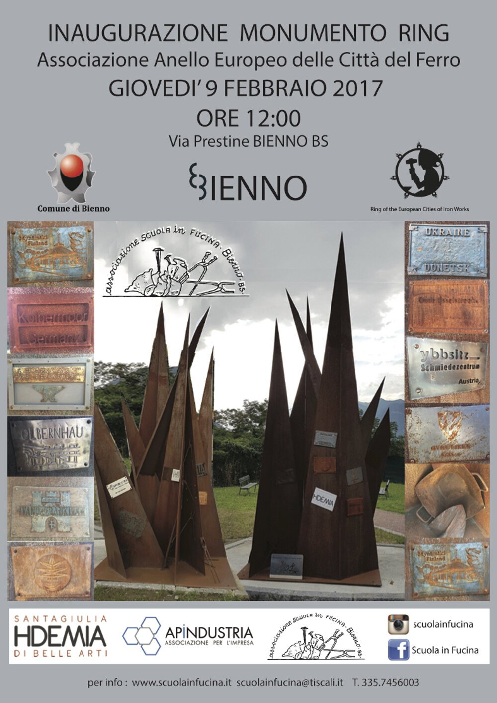 L'arte del ferro: inaugurazione monumento RING | News Accademia L'arte del ferro: inaugurazione monumento RING | News Accademia