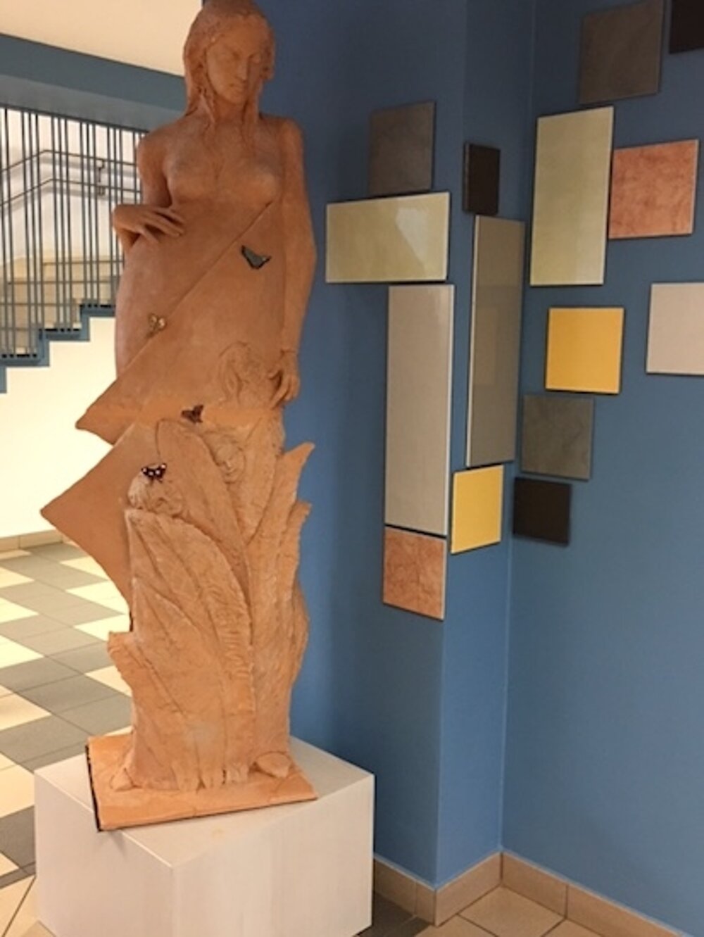 Installazione della statua dedicata a Santa Cerioli 