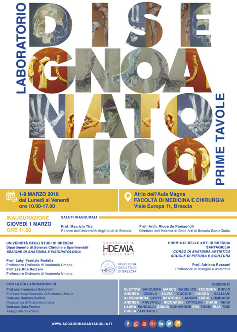 'Prime tavole. Laboratorio di Disegno Anatomico' mostra 'Prime tavole. Laboratorio di Disegno Anatomico' mostra